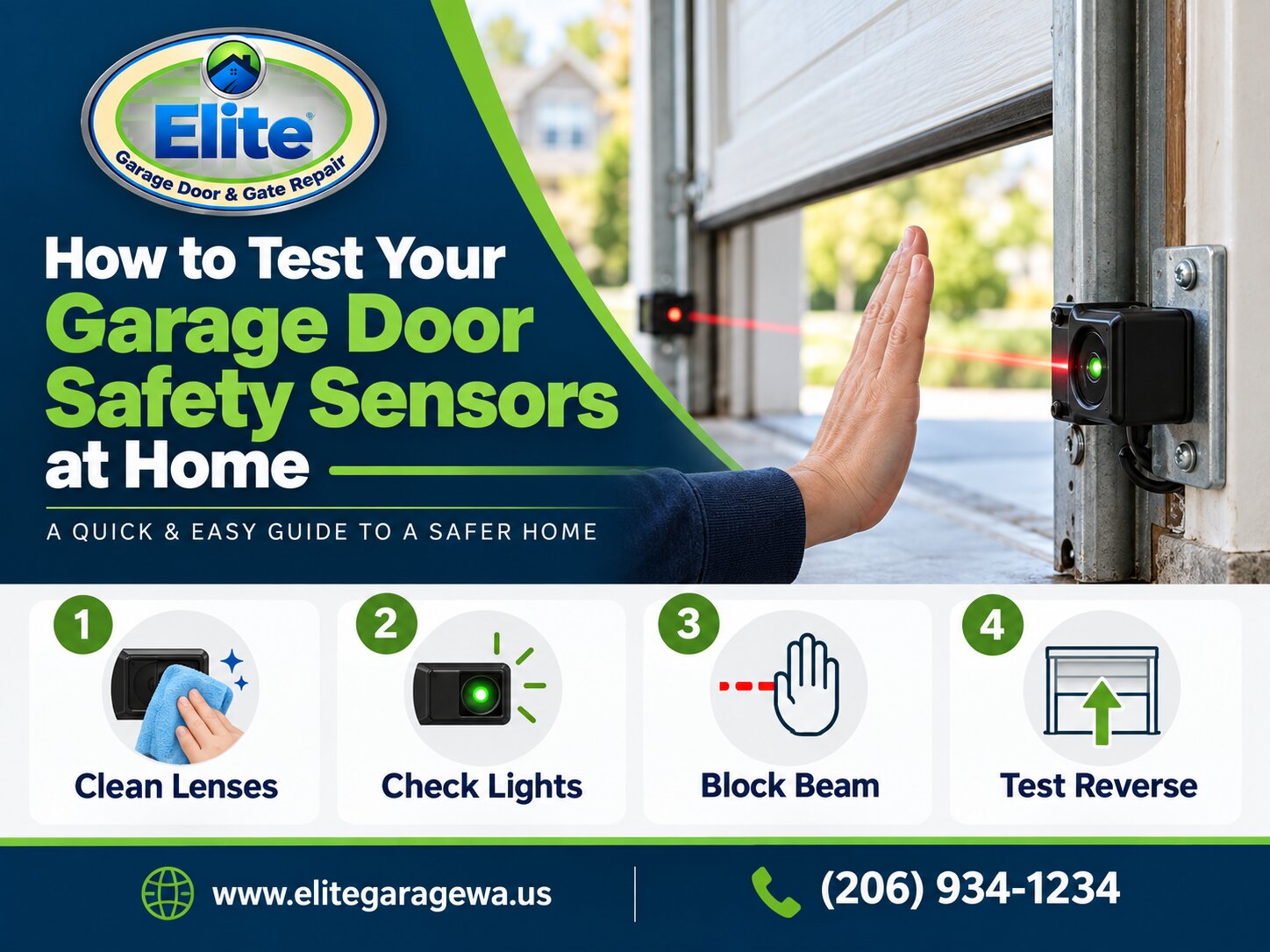 How to Test Your Garage Door Safety Sensors at Home