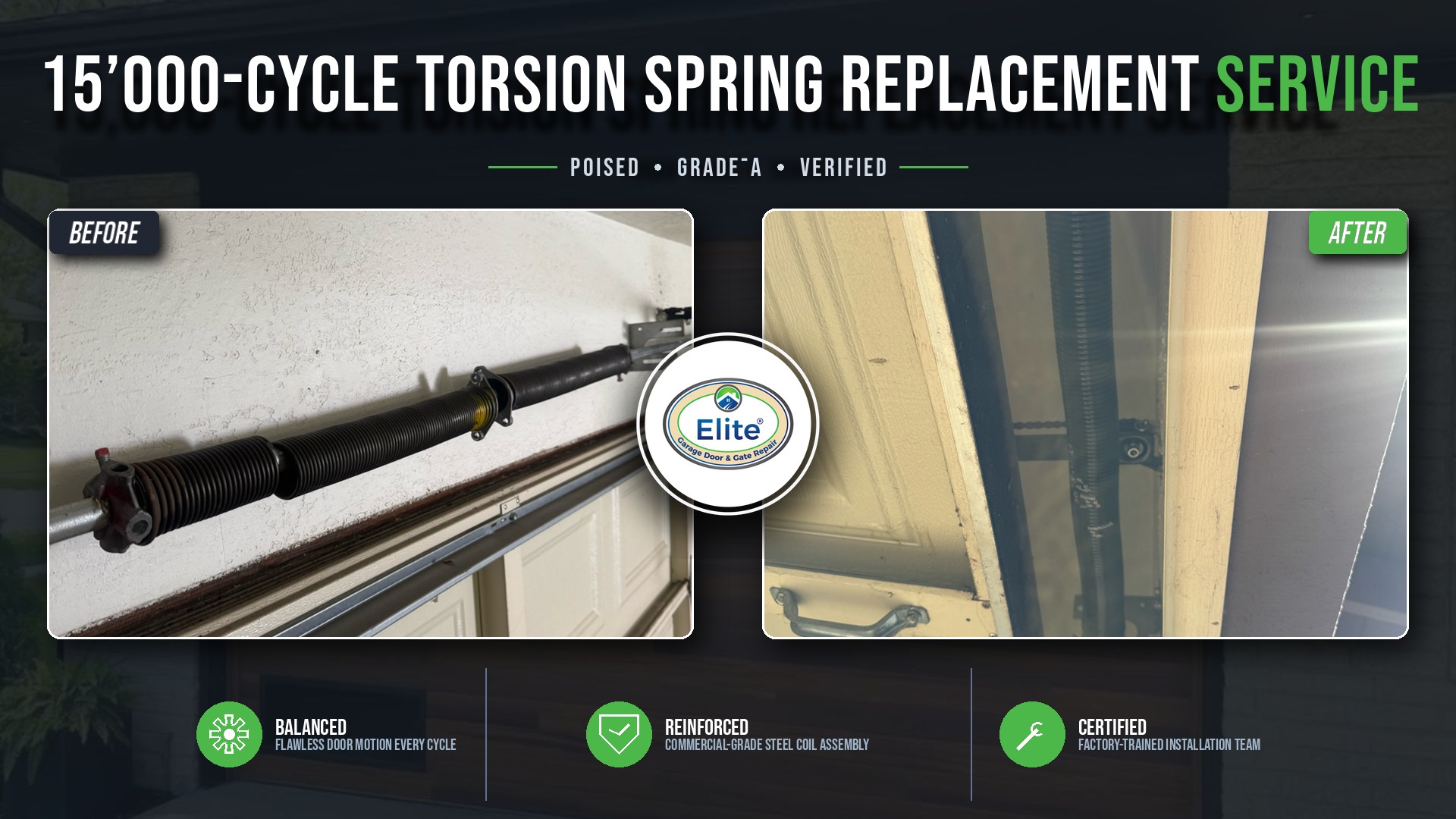 Garage Door Spring Repair in Bellevue, WA