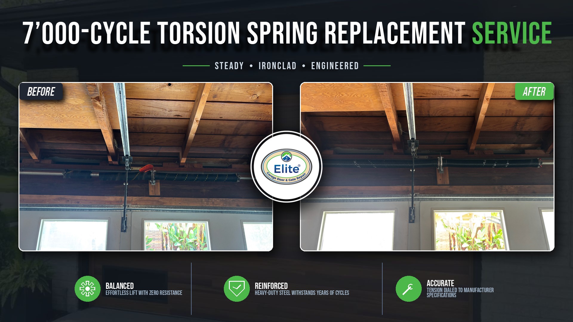 Garage Door Spring Repair in Mercer Island, WA