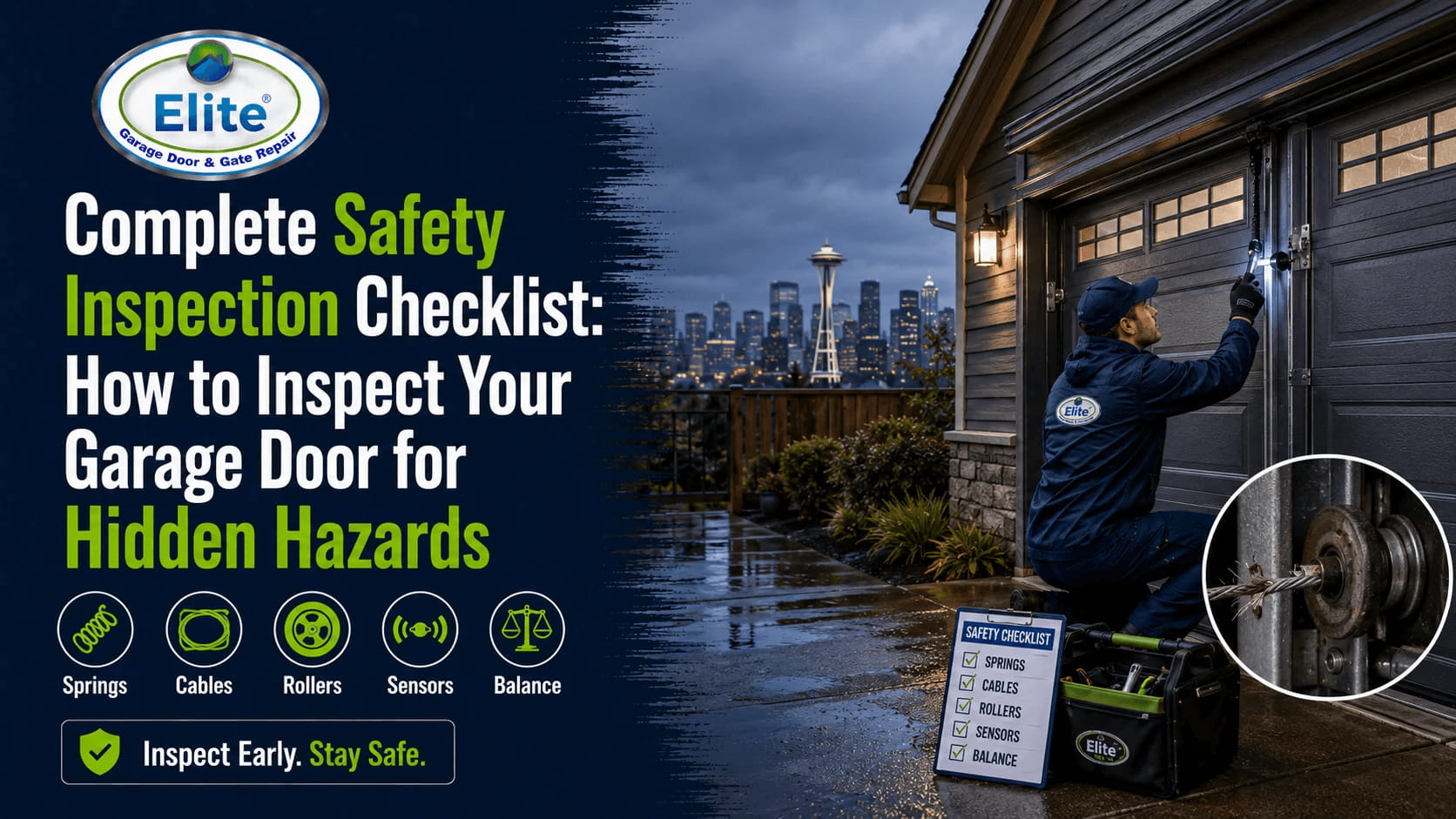 Complete Safety Inspection Checklist: How to Inspect Your Garage Door for Hidden Hazards