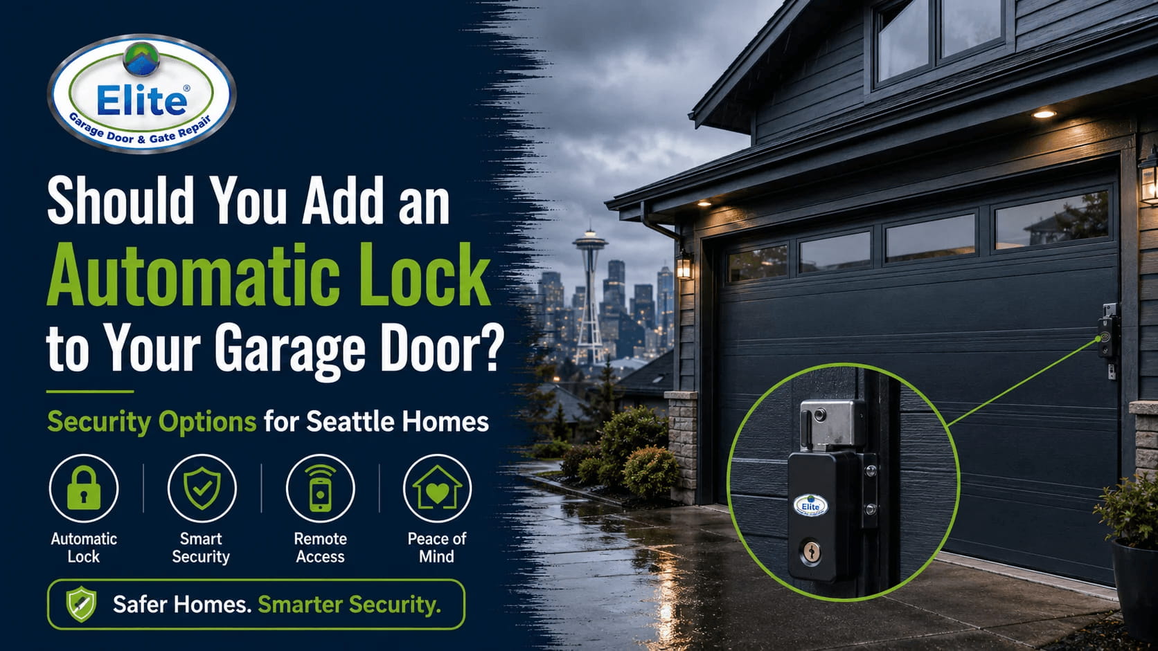 Should You Add an Automatic Lock to Your Garage Door? Security Options for Seattle Homes