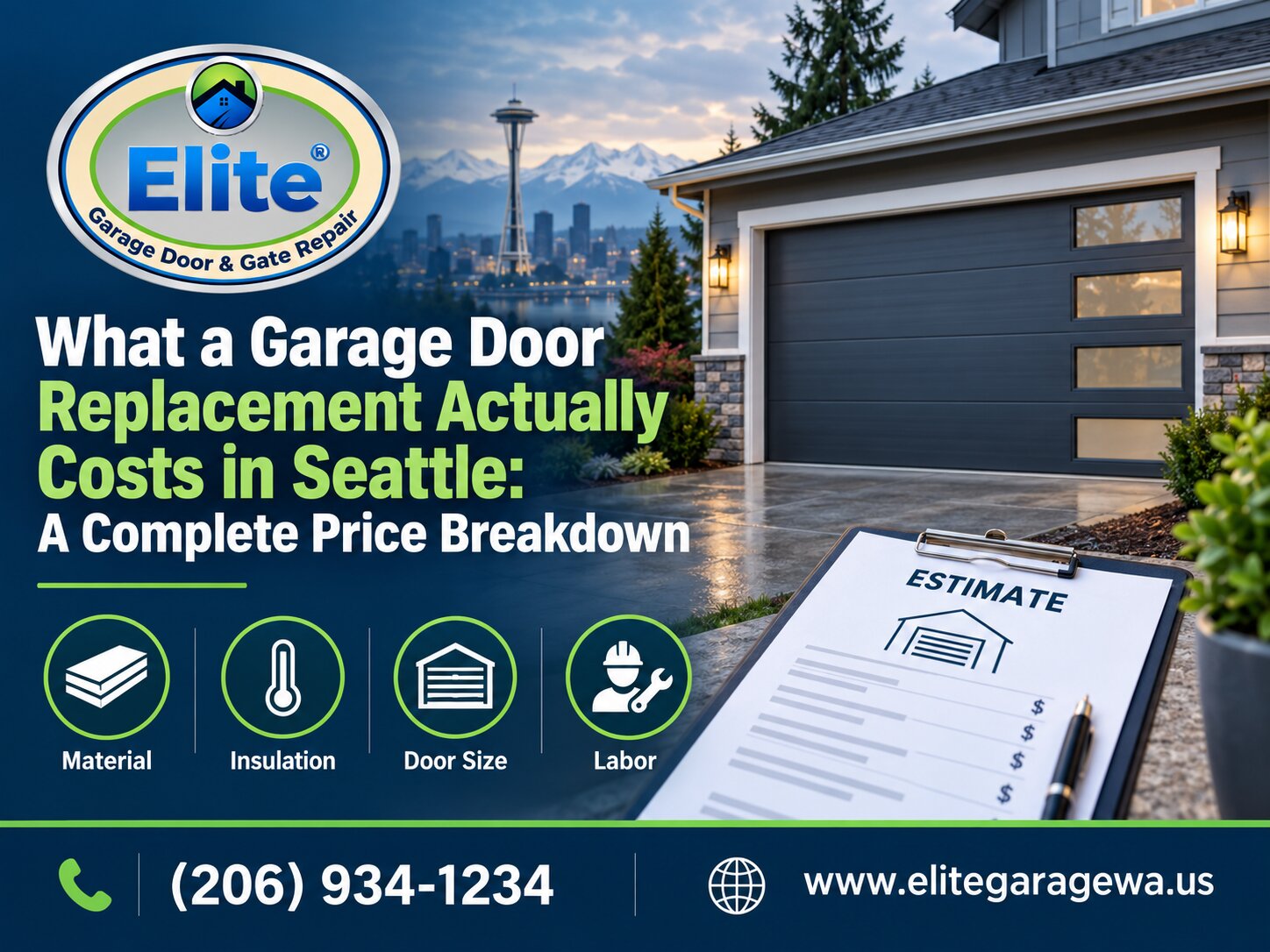 What a Garage Door Replacement Actually Costs in Seattle: A Complete Price Breakdown