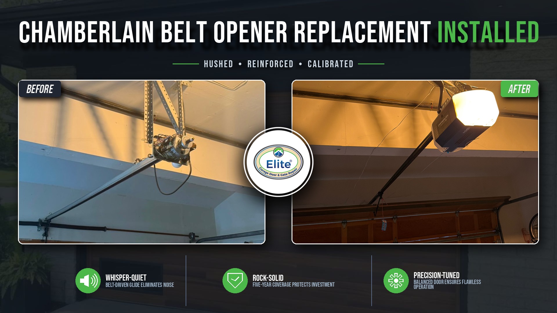 Belt Opener System Install in Mercer Island, WA 98040