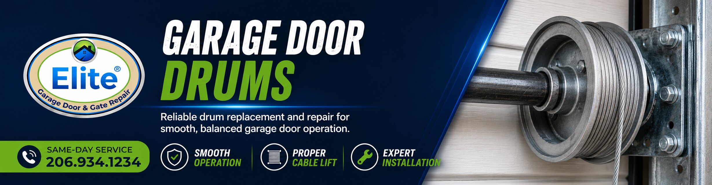 Garage Door Drums Repair – Replacement