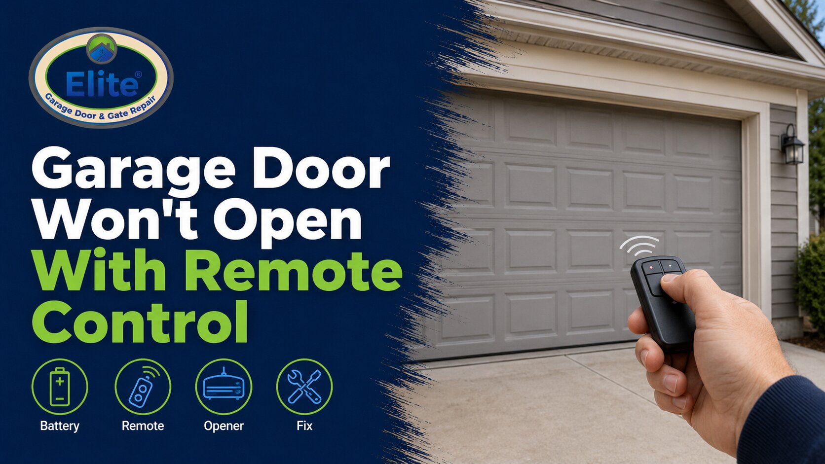 Garage Door Won’t Open With Remote Control