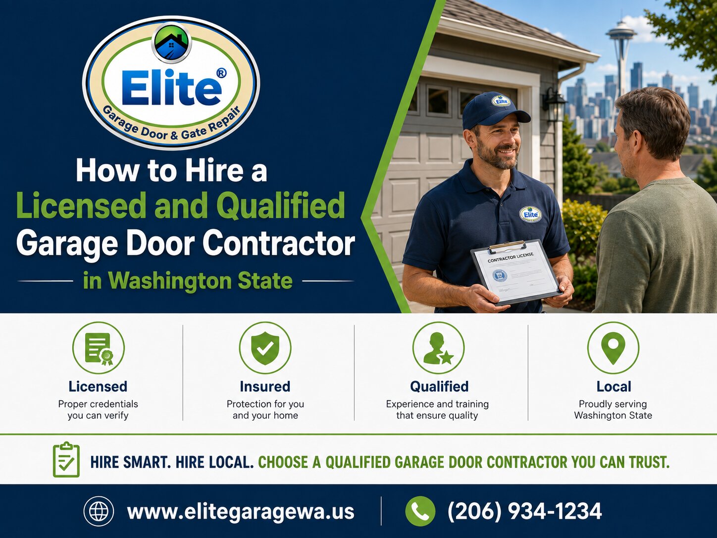 How to Hire a Licensed and Qualified Garage Door Contractor in Washington State
