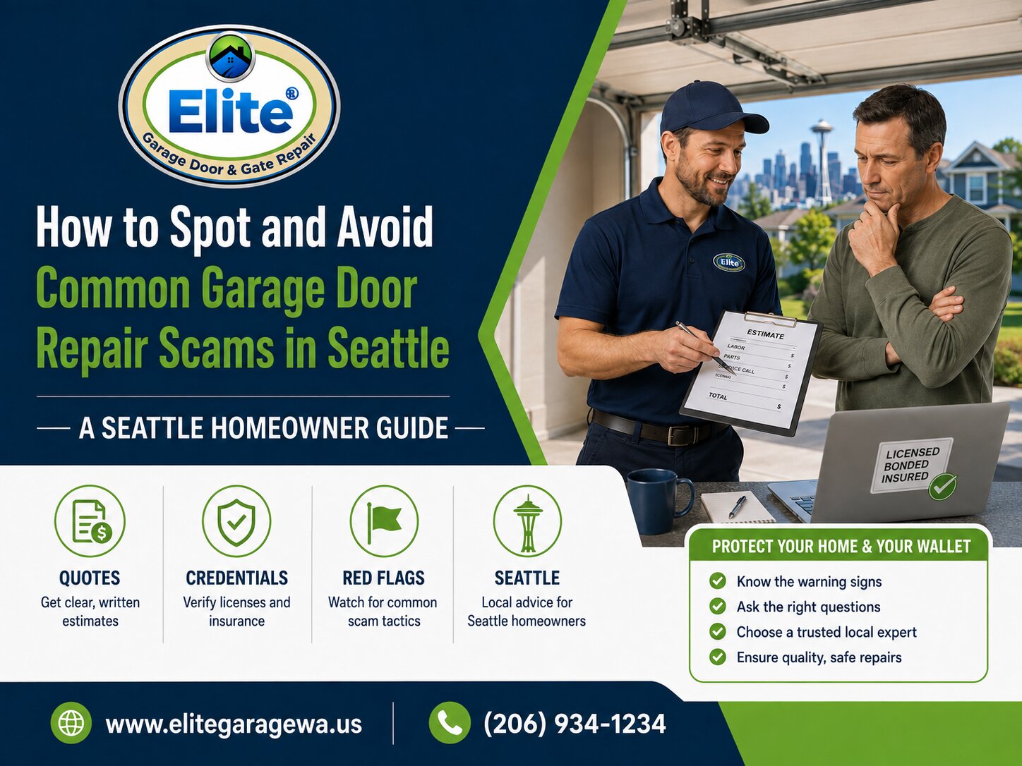 How to Spot and Avoid Common Garage Door Repair Scams in Seattle