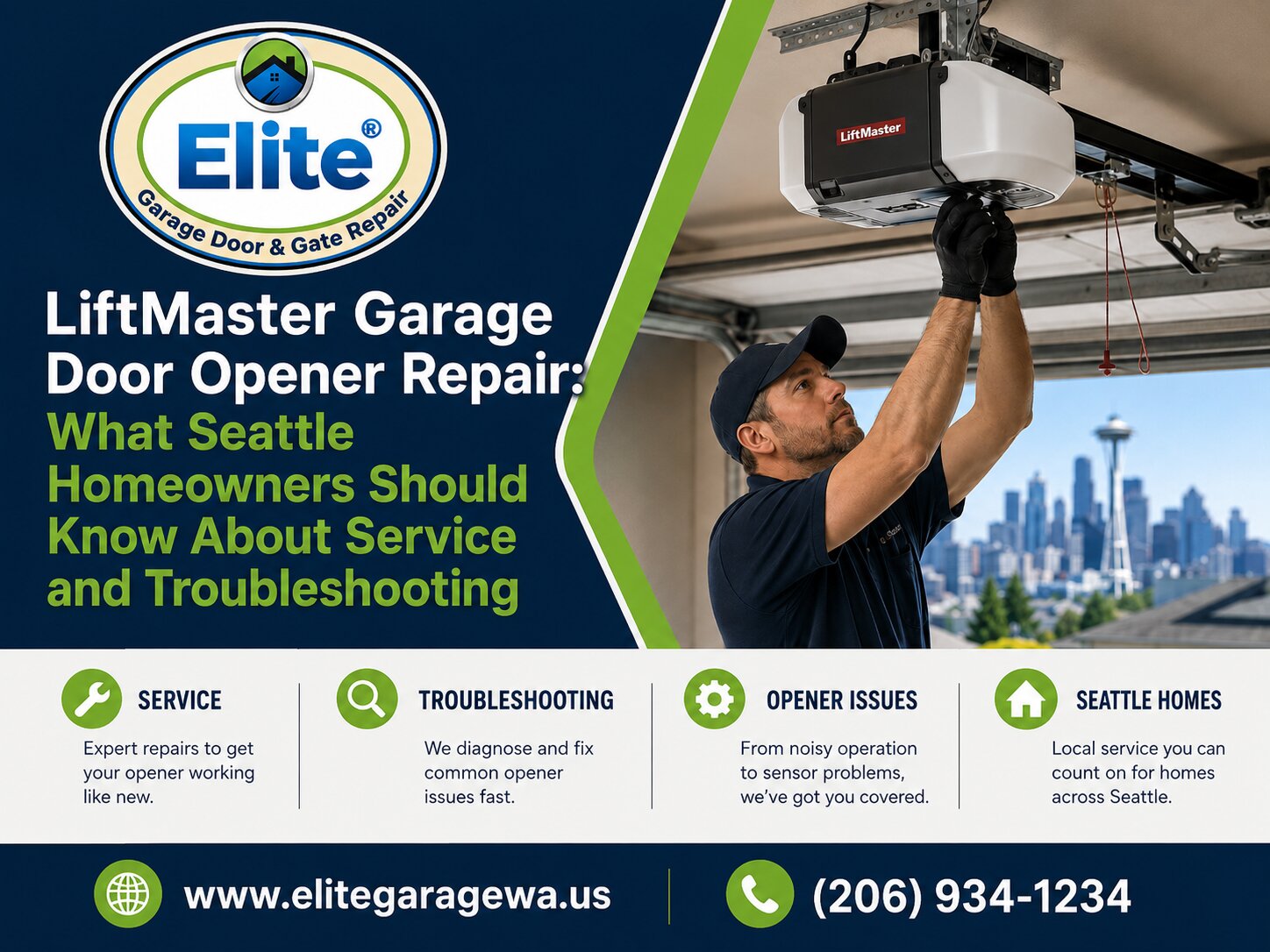 LiftMaster Garage Door Opener Repair: What Seattle Homeowners Should Know About Service and Troubleshooting