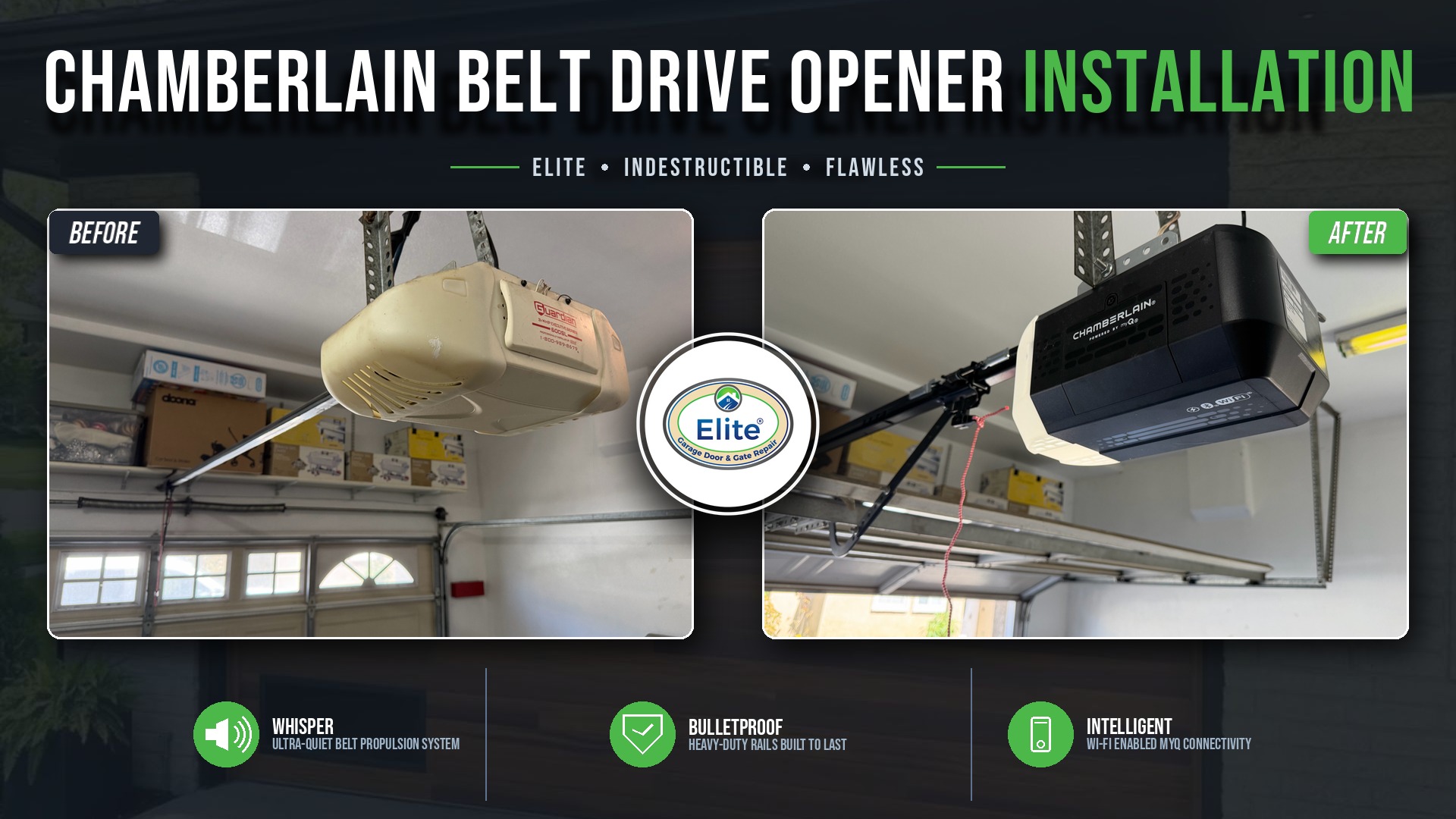 Belt Opener Installation & Balance in Bellevue, WA 98006