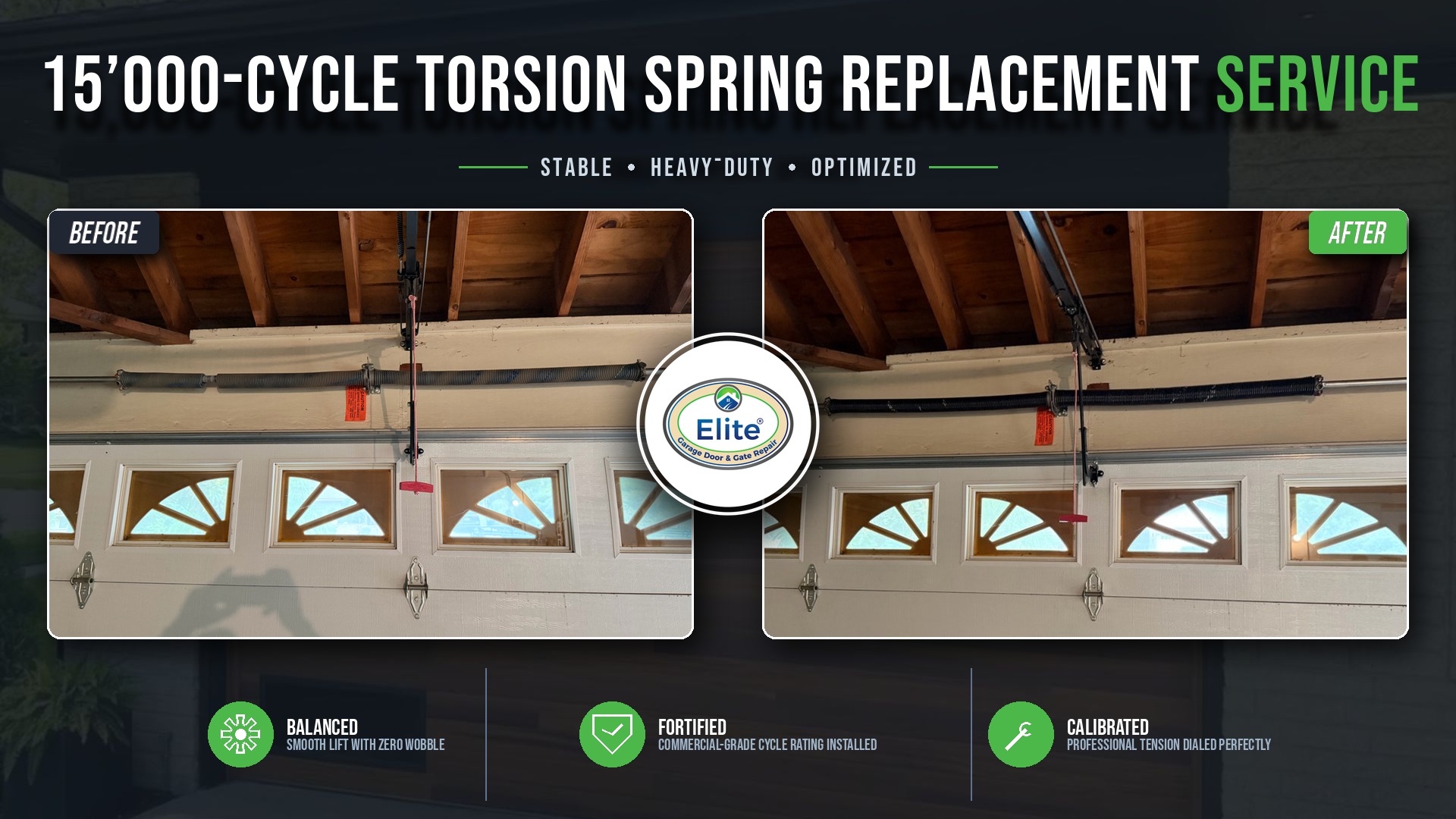Torsion Spring System Replacement in Shoreline, WA 98155