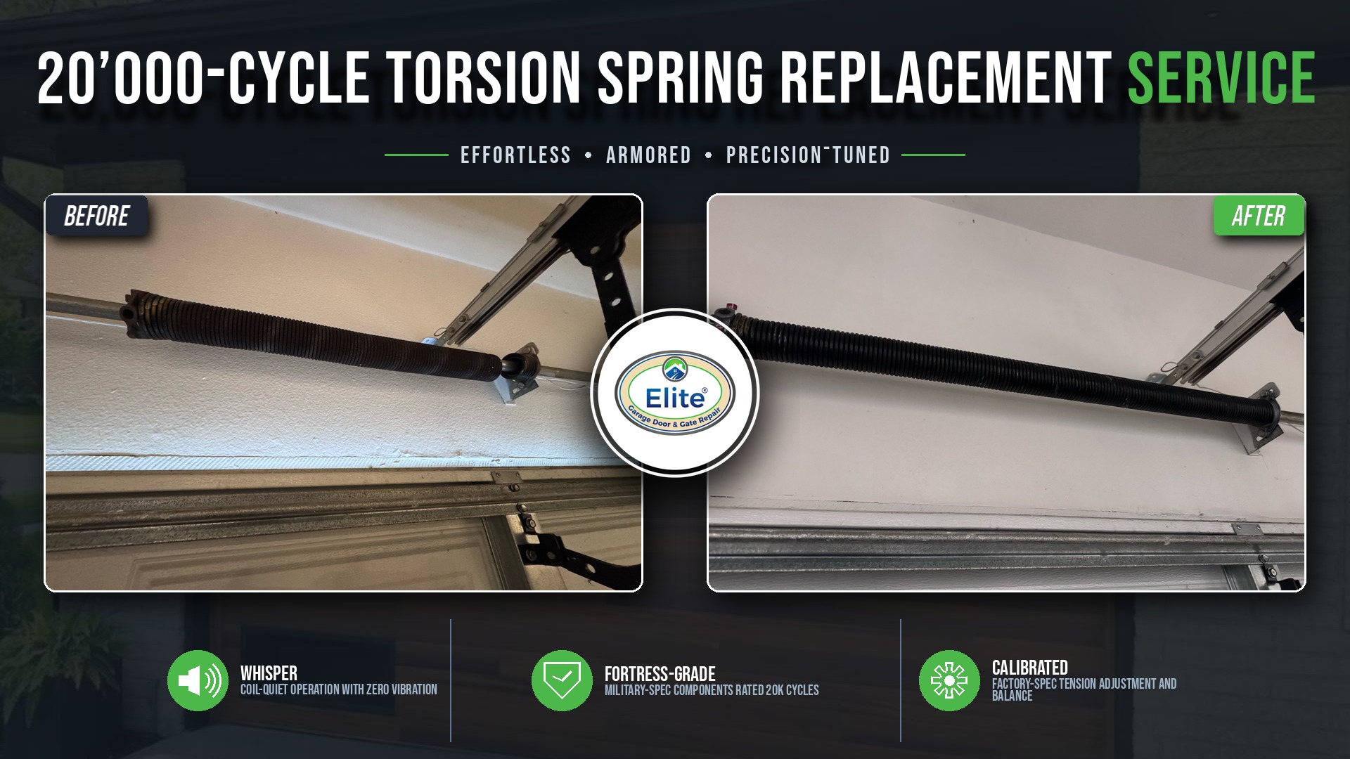 Torsion Spring System Replacement in Shoreline, WA 98177