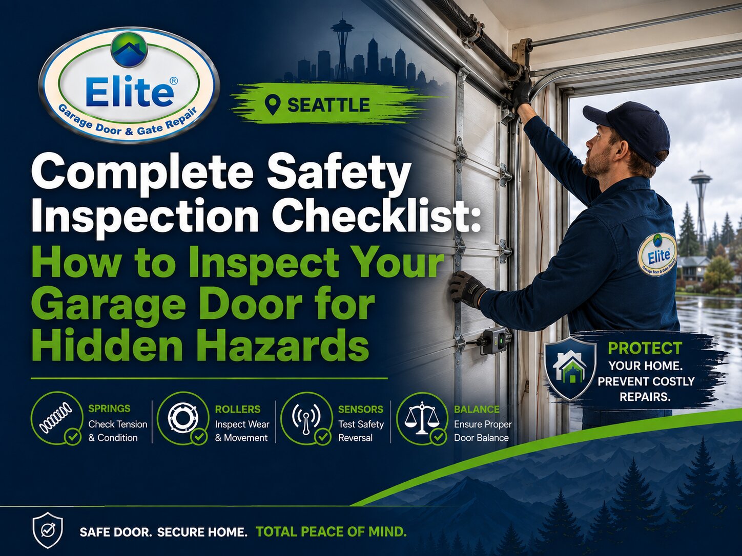 Complete Safety Inspection Checklist: How to Inspect Your Garage Door for Hidden Hazards