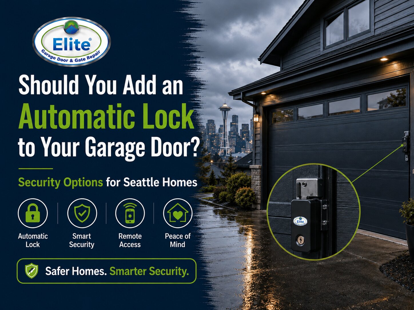 Should You Add an Automatic Lock to Your Garage Door? Security Options for Seattle Homes