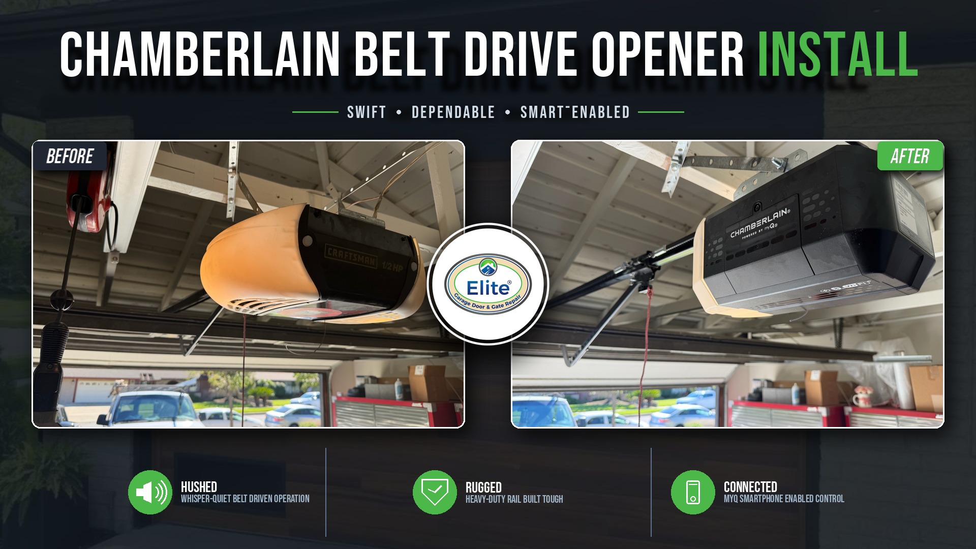 Heavy-Duty Belt Rail Opener Install in Enumclaw, WA 98022