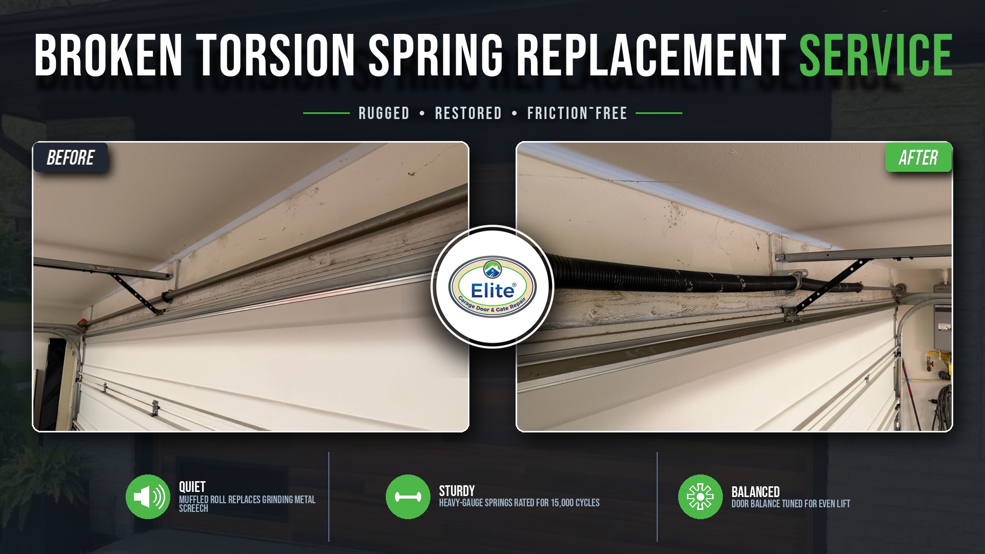 Torsion Spring Replacement & Inspection in Sammamish, WA 98074