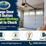 Garage Door Wall Button Stopped Working: What to Check
